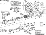 Bosch 0 601 121 060  Un. 2-Speed Drill 220 V / Eu Spare Parts